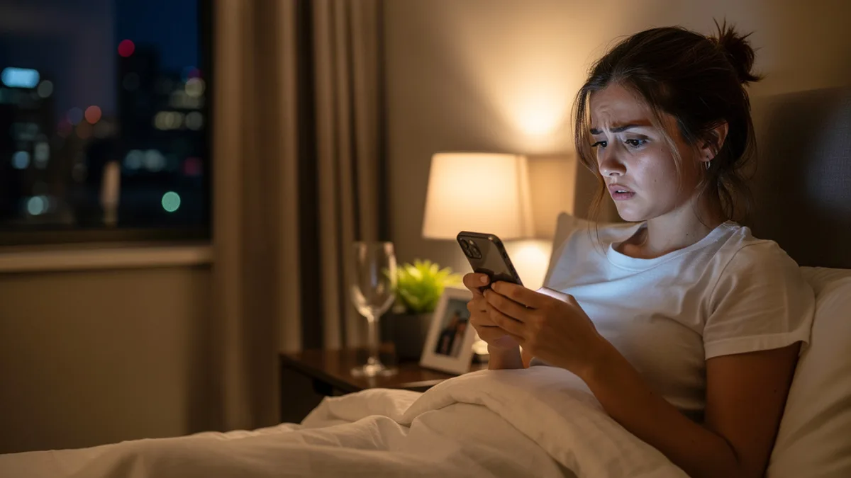 Why He Only Texts You Late at Night When Drinking